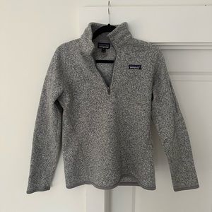 Grey Patagonia Quarter Zip